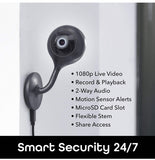 Look Indoor Smart Security Camera, 1080p HD Surveillance with 2-Way Talk and Motion Detection,